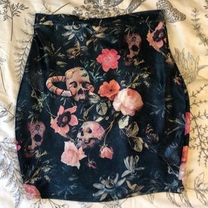 Skull & Snake Blackmilk Skirt
